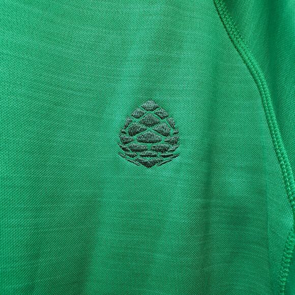 STIO Men's Size XL 1/2 Zip LS Pullover Micro Fleece Lined Green *Flaw* - Picture 9 of 14